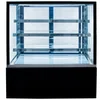 Confectionery Display Cabinet For Cafe Elsa S120 Black 120x70x140