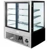 Confectionery Display Cabinet For Cafe Elsa S120 Black 120x70x140