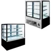 Confectionery Display Cabinet For Cafe Elsa S120 Black 120x70x140