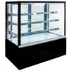 Confectionery Display Cabinet For Cafe Elsa S120 Black 120x70x140