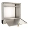 Conjunto cutie postala Hochhaus cheie 380x360x115mm inox