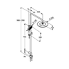 Conjunto de chuveiro Kludi Dual Shower System Freshline