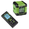 CONJUNTO DE FERRAMENTAS DE MEDIÇÃO: LASER CROSS-CROSS VERDE + LASER RANGE FINDER 40M DEDRA MC0920 LASER RANGE FINDER DISPOSITIVO DE MEDIÇÃO MEDIÇÃO A LASER