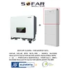 Conjunto híbrido SOFAR HYD5KTL+kompletny Armazenamento de energia BTS E5-DS5 5,12kWh+BDU