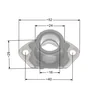 Connecteur carburateur NAC SPS01-45 CS4500 CS5200 tronçonneuses commerciales NZ307