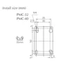 Contator 3 pólos 32A com bobina para 230V AC 2NO+2NC 2 contatos normalmente abertos + 2 contatos normalmente fechados