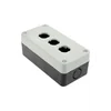 Control box empty box with 3 holes for 3 buttons 22mm IP65