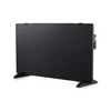 Convector eléctrico de vidrio V-TAC, 2000W/1000W, NEGRO