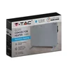 Convector elétrico de vidro V-TAC, 2000W/1000W, BRANCO