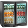 Cooler de bar profissional 2-Drzwiowa que pode ser aberto 180L Amitek 1140018