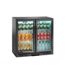 Cooler de bar profissional 2-Drzwiowa que pode ser aberto 180L Amitek 1140018