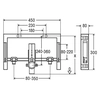 Cornice bidet Viega Prevista 648 800