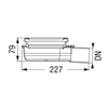 Corp de scurgere ultraplat 79 DN 50 Kessel 44700