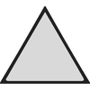 Corundum stone, triangular Müller