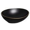 Countertop sink Kerra KR-707 BL/G black-gold