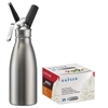 Cream siphon 1L INOX + 25 cartridges | Kayser 4101