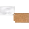 Credit card size magnifier, brown visoPOCKET 2.5x, ESCHENBACH leather pouch