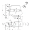 Crochet de toit standard, 3-fach-verstellbar (1.4016)