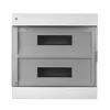 Cuadro de superficie AREO IP40 2X18 Puerta humo blanca