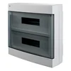 Cuadro de superficie AREO IP40 2X18 Puerta humo blanca