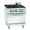 Cucina 4-Palnikowa Gas 1x3,5 + 1x5 + 2x8 kW Forno Gas 2/1 Gn Bartscher