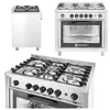 Cucina a Gas Gastronomia con Forno Elettrico Hendi 225707