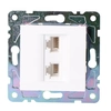 Cuib RJ45/RJ11, alb, GAMA ONLINE