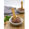 Cuillères comestibles, avoine, zéro déchet, biodégradable, compostable, savoureux, croquant, emballage, alternative, cuillère, durable, glace, café, dessert, végétalien