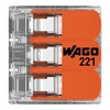 Cuplaj de trecere WAGO 3x0,2-4mm2 Inline 221-413 /50szt./