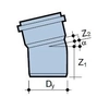 curba HT 110x110/15 cenusa sanitara