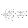 Current transformer 150/5A for bus bar 30mm 95x 80mm 5VA