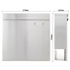 Cutie je postala Kensington cheie 370x370x105mm inox