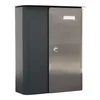 Cutie postala Splashy cheie 357x295x100mm antraciet-inox