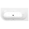 ASTRA R HYDRO-AIR hydromassage bath, 165x80x48cm, white 34611HA