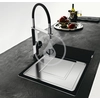 Franke Accessories - Sliding drip tray, 326x440x22 mm, Stainless steel / black plastic, 112.0204.360