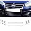 VW GOLF V JETTA - CHROME GRILL slats dummy Tuning