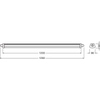 Ceiling-/wall luminaire Ledvance 4058075424241 Grey Plastic, structured IP66