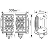 TruckLED Work panel 12/24V, 180W, 7056lm - homologation R10