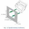 Multifunctional digital multimeter of network parameter values ​​with Modbus RTU communication DMM-5T-2