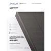 ДА Solar JAM54D41-430/GB 430W Двулицево двойно стъкло, полуизрязано, пълно черно