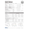 DAH Solaire 550w Plein écran BIFACIAL DHM- T72X10/FS (BF) 550