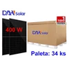DAH Solar DHM-54X10/BF/FS(BB)-400W, bifacial panels, full screen, full black