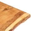 Stolní deska Lumarko, masivní akátové dřevo, 100 x 60 x 3,8 cm