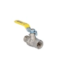 Nickel-plated gas ball valve with steel lever (DSt) ORION (NW version)1/2"