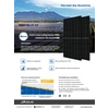 Photovoltaic module PV panel 500Wp Ja Solar JAM66S30-500/MR_BF Deep Blue 3.0 Black Frame