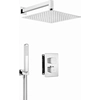 Deante Box Set with a rounded thermostatic flush-mounted box