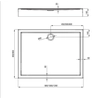 Deante Jasmin rectangular shower tray 100x80x14 cm- Additionally 5% DISCOUNT on the code DEANTE5