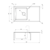 Deante Pallas spoelbak 1-komorowy met glas en stalen afdruiprek ZSP 0X2C - extra 5% KORTING met code DEANTE5