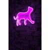 Dekorative LED-Beleuchtung aus Kunststoff, Katze Kitty – Rosa