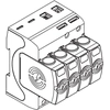 Descargador de sobretensiones, 4p Tipo 1+2 (cl.B+C) escriba V50-3+NPE-280